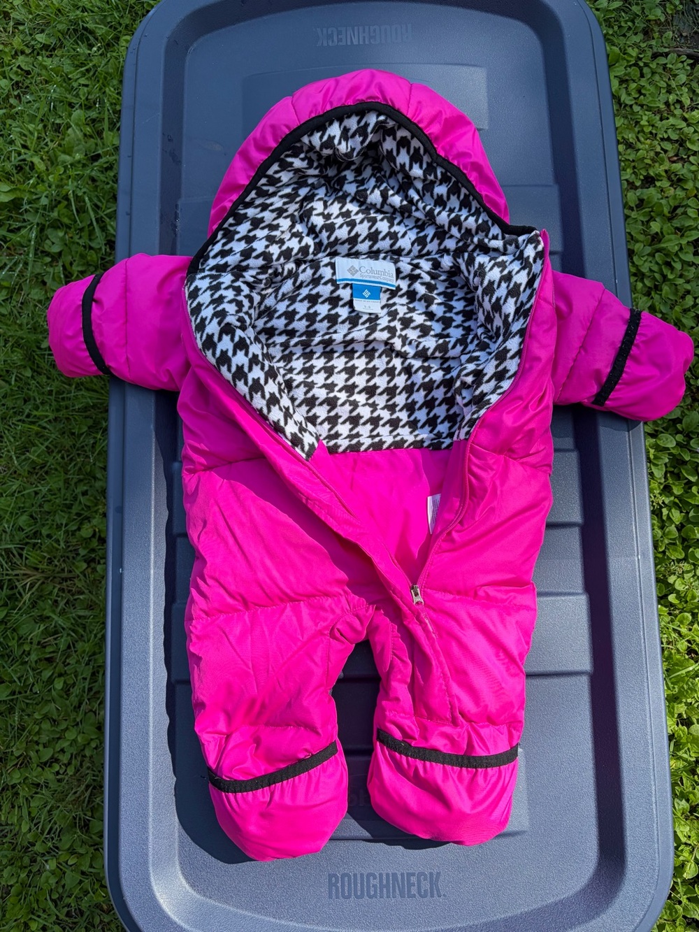 Columbia Hot Pink Infant Bunting